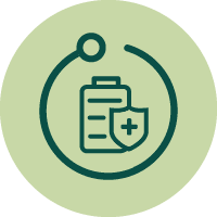 privacy and checklist board icon